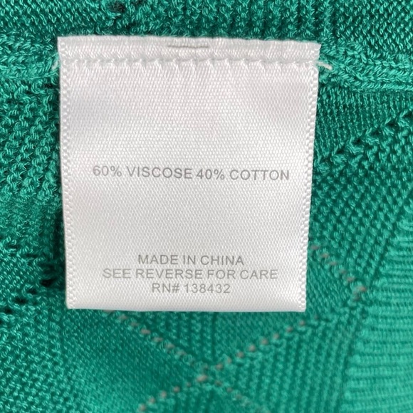 ModCloth Cardigan Womens XXS Green Button Up Minimalist Festive Casual Cozy - Picture 6 of 7